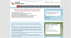 Desktop Screenshot of licenceconsultants.com